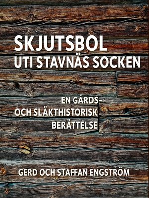 cover image of Skjutsbol uti Stavnäs socken